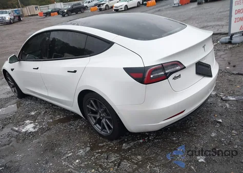 2021 Tesla Model 3 Standard Range Plus Rear-Wheel Drive from USA, damaged, VIN 5YJ3E1EA2MF913341